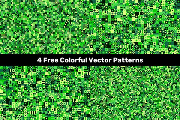 4 Free Geometrical Vector Patterns: A Strategic Resource for Creative Professionals