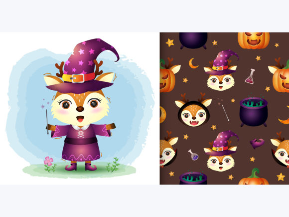 A Deer Halloween - Patterns: Creative Applications for Art and Design