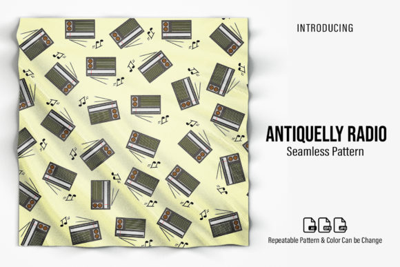 Antiquelly Radio Patterns: A Versatile Digital Paper Set for Creative Projects