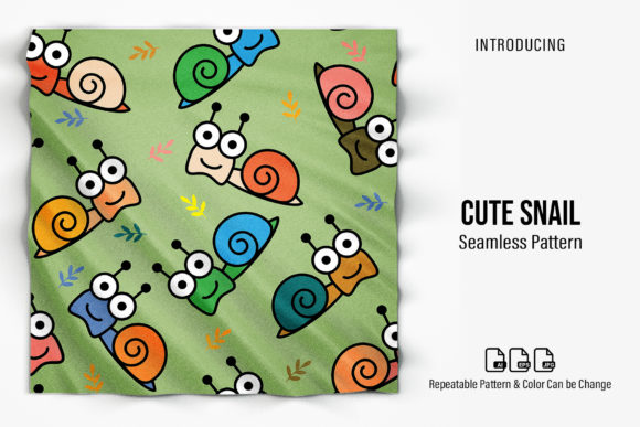 Cute Snail Patterns for Creative Projects