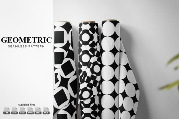 Geometric Art Seamless Patterns for Creative and Commercial Use