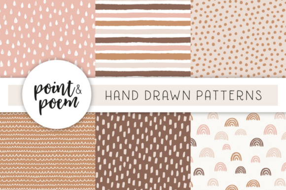 Hand Drawn Patterns Digital Paper 6: A Versatile Tool for Creative Professionals