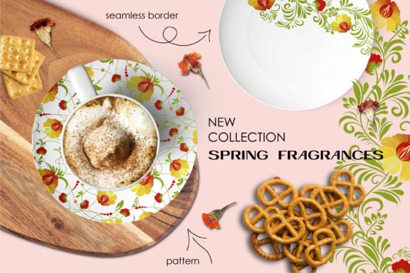Marigolds. Patterns and Borders