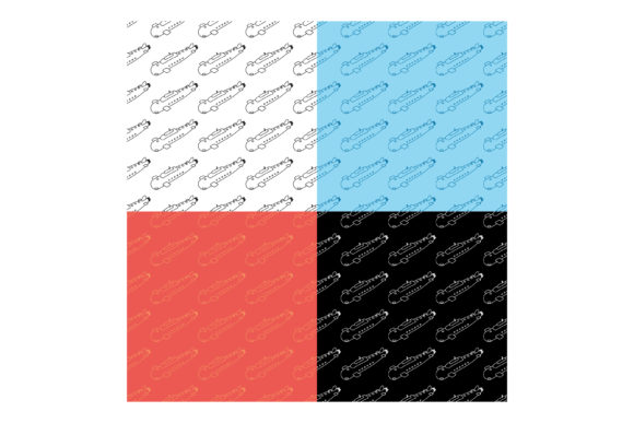 Seamless Patterns with Military Submarin: A Unique Design Element