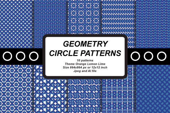 Simple Circle Patterns and Geometry Pattern: A Versatile Design for Modern Use