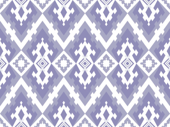 Thai Traditional Art on Purple Patterns