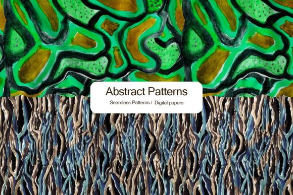 Watercolor Abstract Textured Patterns for Modern Designers